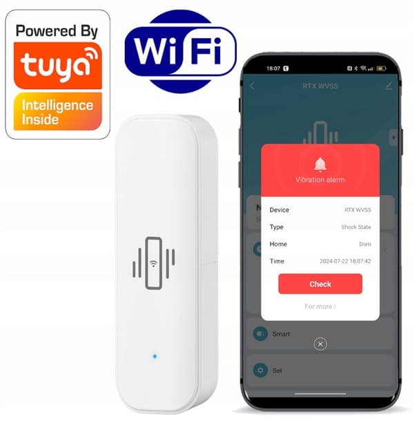 Tuya RTX Eco WiFi -iskunvaimennusanturi