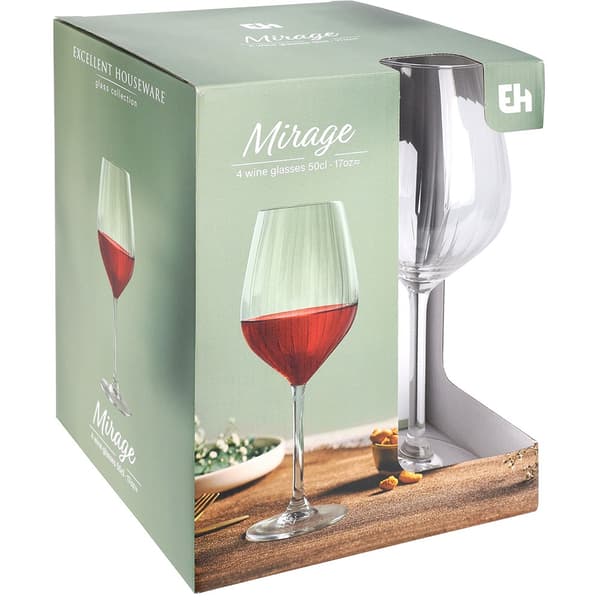Viinilasit lasista 490 ml 4 kpl