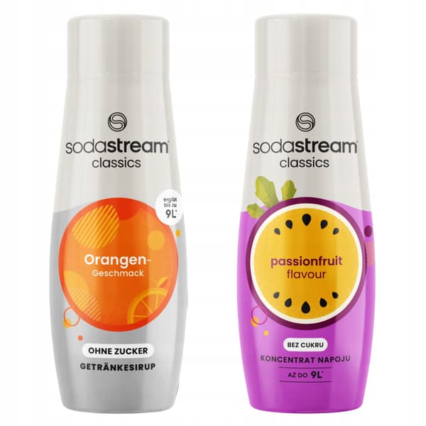 SodaStream Apelsin Zero Sirap Sockerfri Apelsin + Passionsfrukt