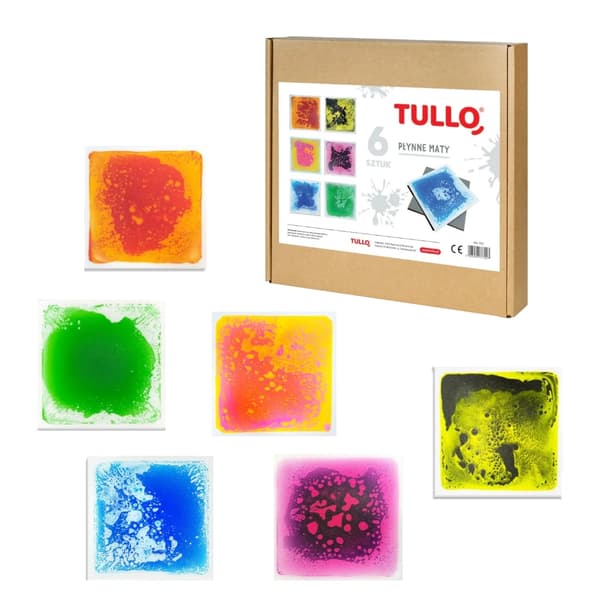 Tullo kelluvat sensoriset matot - 6 kpl.