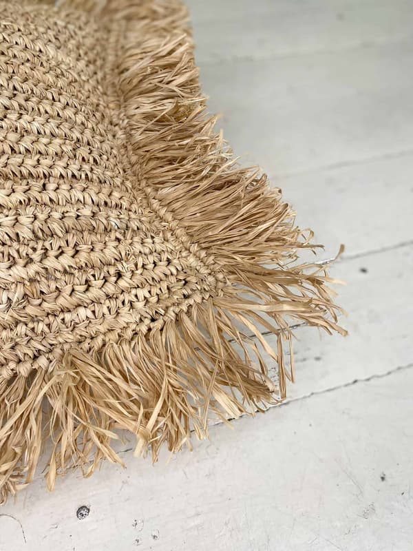 Raffia-tyynykansi L 60x60