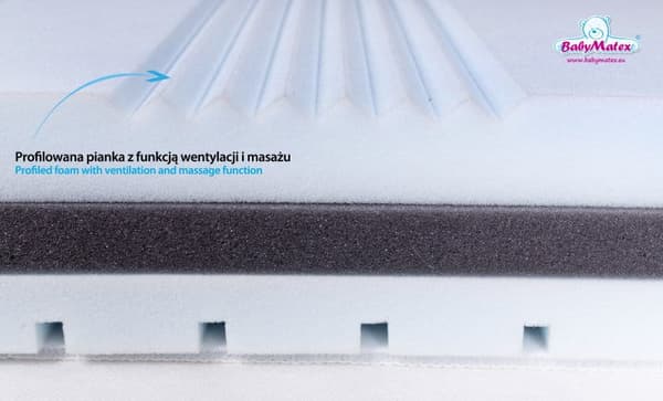 Ortopedisk madrass 120x60x10 FRESH