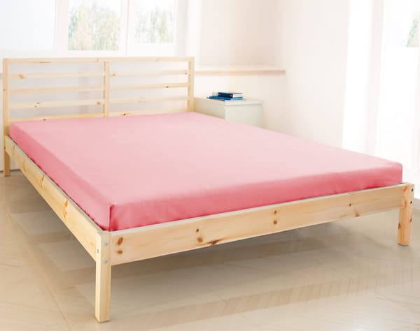 Jerseylakan 160x200 mörklaxfärgad