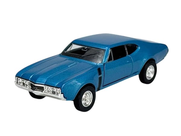 WELLY OLD TIMER 1968 OLDSMOBILE 442 SININEN 1:34 43711