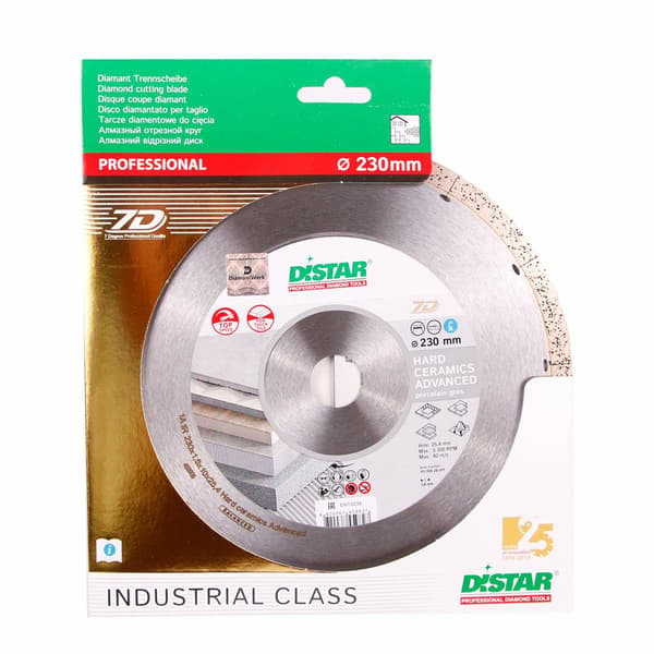 DISTAR HARD CERAMICS ADVANCED DIAMOND BLADE 230 x 1,6 x 10 x 25,4