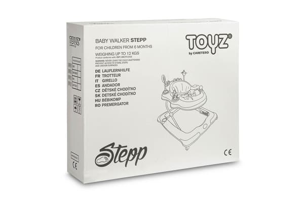 Stepp rollator lyseblå