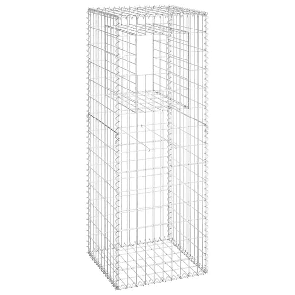 vidaXL gabionstolpe, 50x50x140 cm, jern