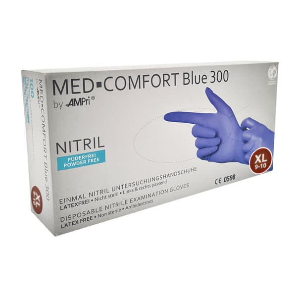 Ampri Blue 300 XL nitriilikäsineet 100 kpl