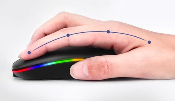 TRÅDLØS BLUETOOTH SILENT MUS TABLET