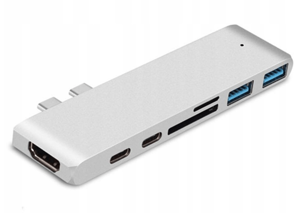 USB-C-keskitin USB THUNDERBOLT HDMI 4K MacBook Pro Airille