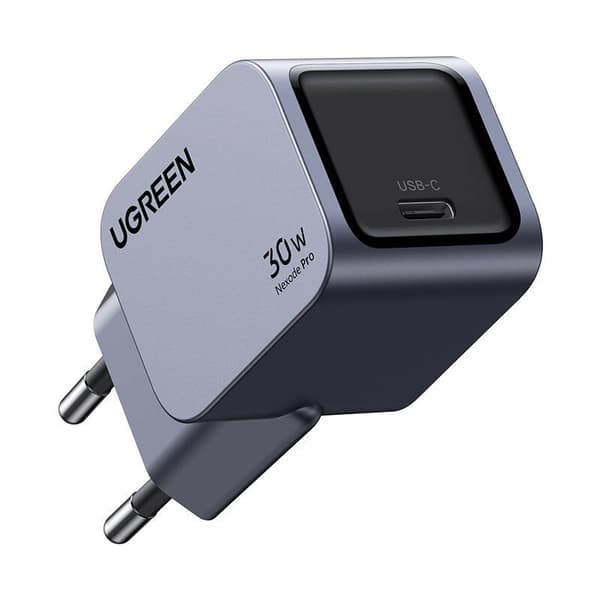 Ugreen Nexode Pro 30W seinälaturi, USB-C (harmaa)