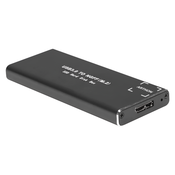 Levynkotelo adapteri M.2 NGFF USB 3.0 SSD SATA III levyslotti
