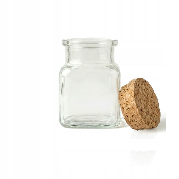 12x Burk 120ml för Kryddor Örter Bröllopsljus Present med Kork