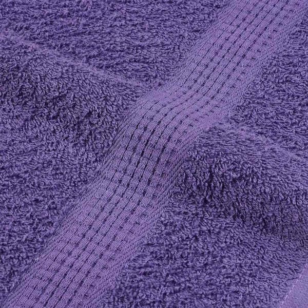 vidaXL badehåndklæder 2 stk. lilla 360 g/m² 100% bomuld