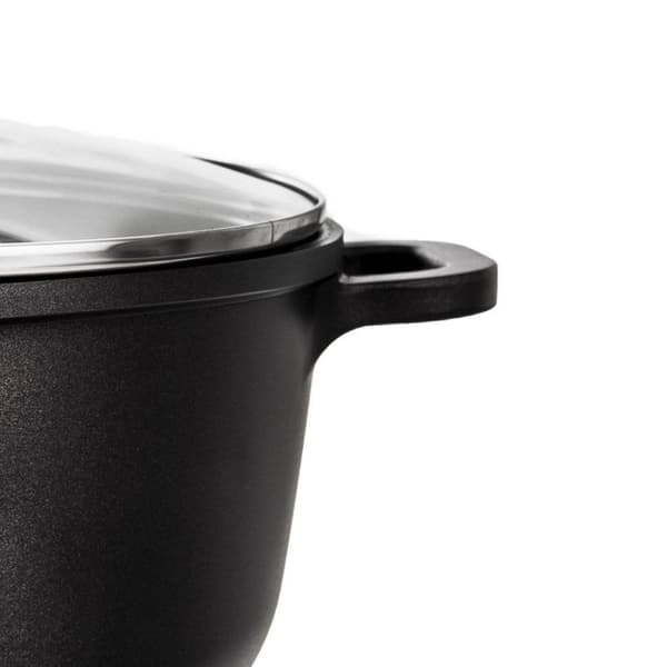 Granitkastrull med glaslock GRANDE 28 cm, 7 l