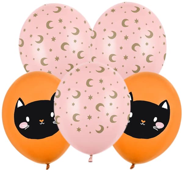 Hocus Pocus balloner mix 30cm 5 stk.