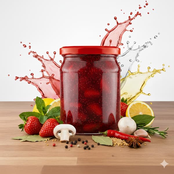Burk 540ml SYLT + LOCK FI82 8 BITAR