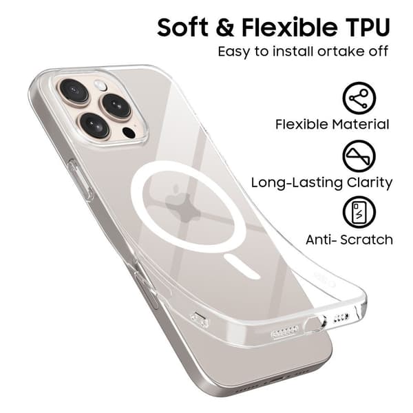 TECH-PROTECT FLEXAIR MAGSAFE IPHONE 16E KLAR