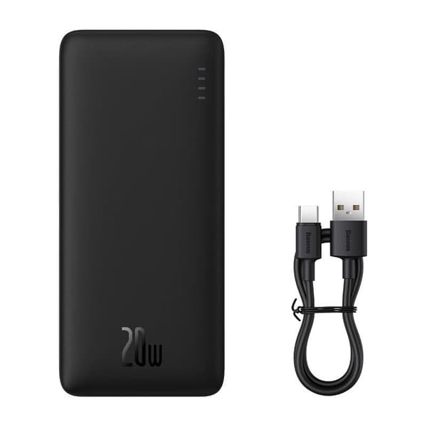 Baseus Airpow 10000mAh 20W Powerbank (Sort)