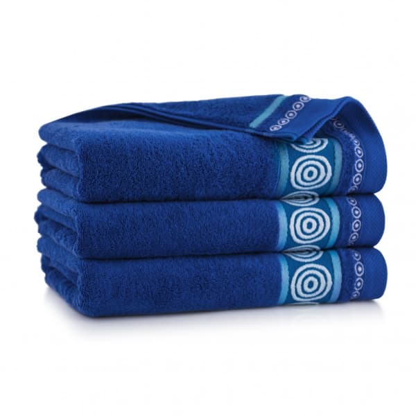 Zwoltex RONDO 2 håndklæder 70x140 blåklint