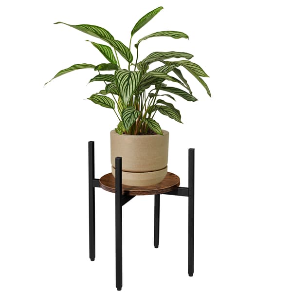 Torre Rustic loft stående blomställning 40 cm svart