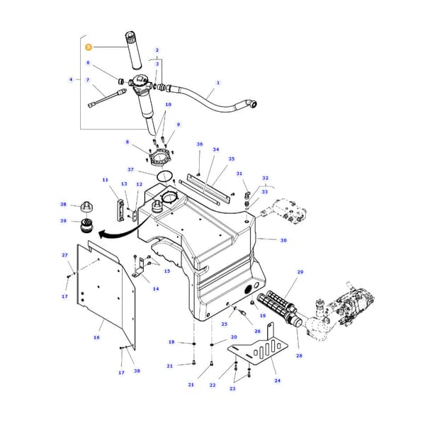 H7010 Mann Filter hydraulfilter
