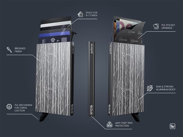 RFID ZEN kreditkortsfodral "WINTER BIRCHES"