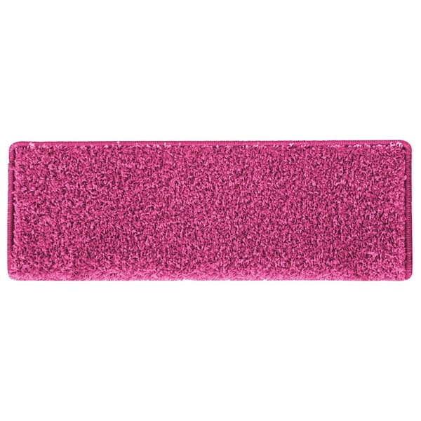 vidaXL Trappmattor 30 st 65x21x4 cm rosa