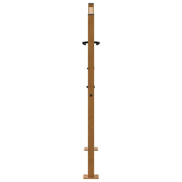 vidaXL havelåge 105x105 cm rustfri stål krydsmønster