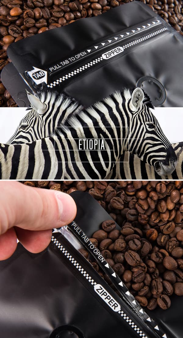 Nyrostat malet kaffe Arabica Etiopien 500g