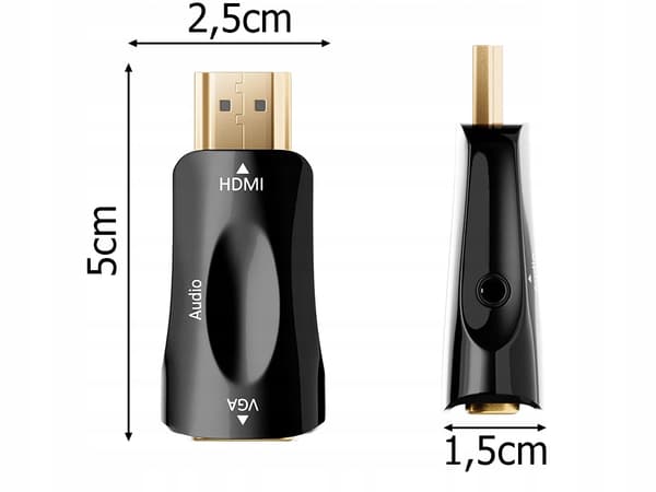 HDMI til VGA-adapter (250) GAB_A