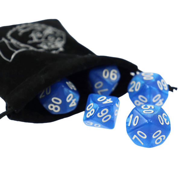 Skywalker tiosidiga D10 00-90 RPG-tärningar