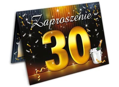 Invitation til 30-års fødselsdag, 1 stk.