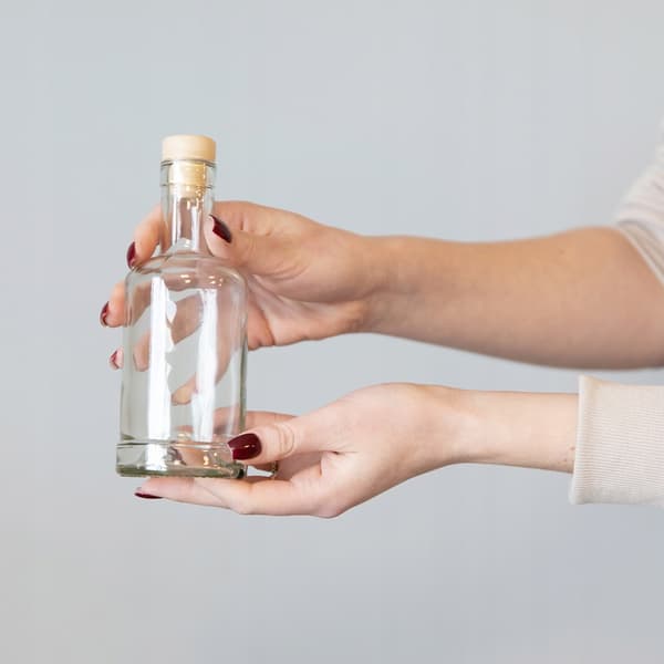 5x Tadek glasflaskor 250ml för likörer alkohol juice set