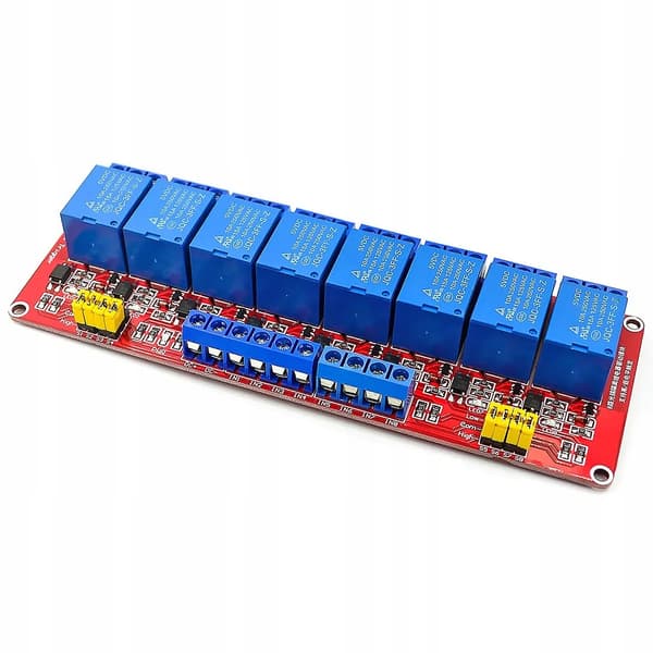 Rosfix 8-kanavainen relemoduuli 5V H/L 10A Arduinolle