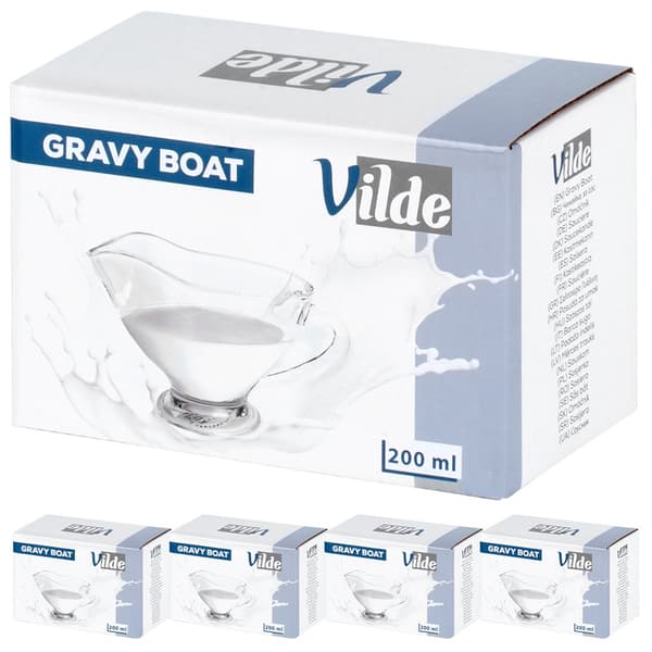 Saucebåd glas 200 ml 5 stk.