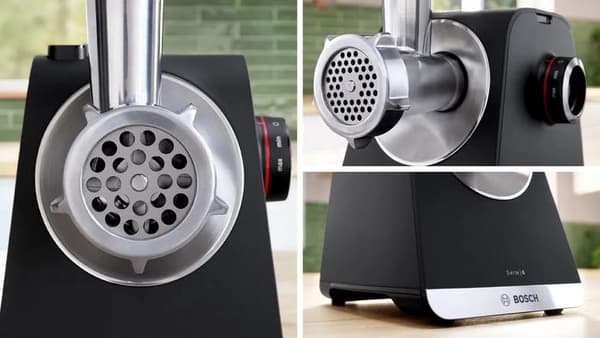 Bosch MFWS640B Serie 6 MultiPower 2100 W – Köttkvarn, Svart