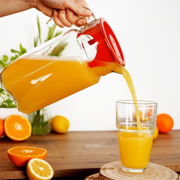 Lasinen kannu kannella 1,75 l
