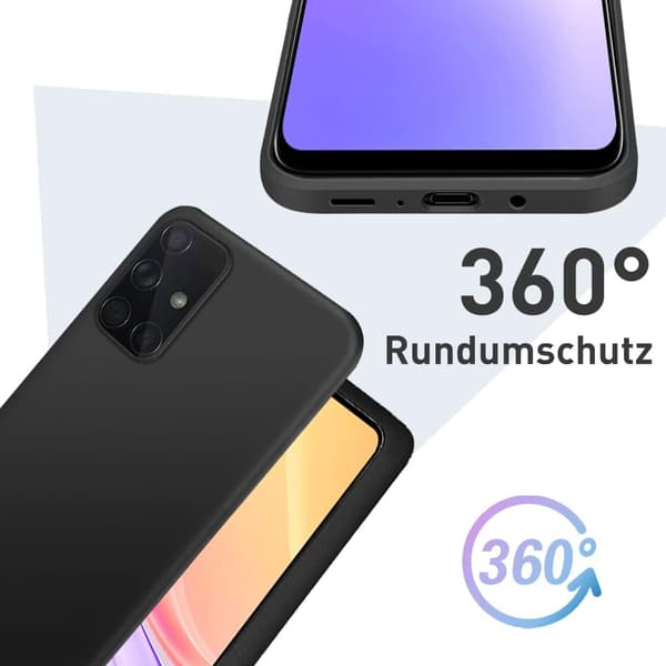 SILIKONE ETUI TIL SAMSUNG GALAXY A71 SORT MAT LYS SM-A715F