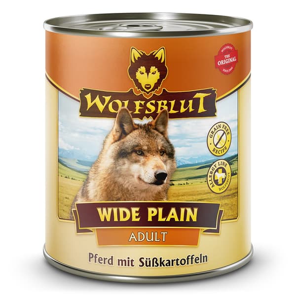 Wolfsblut Wide Plain våtfoder för vuxna hundar 6 x 800 g