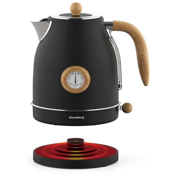 Vattenkokare 1,7 l med termometer Klausberg KB-7907 Retro