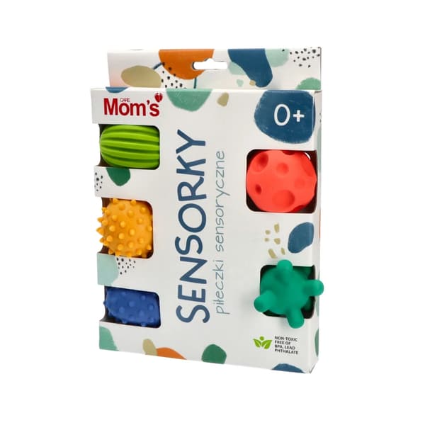 Sensorky Pastell Sensoriska Bollar 5 st. 6 månader+ Mödravård