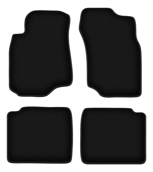 BASIC sorte velourmåtter til: Mitsubishi Lancer VII stationcar, sedan (2003-2008)