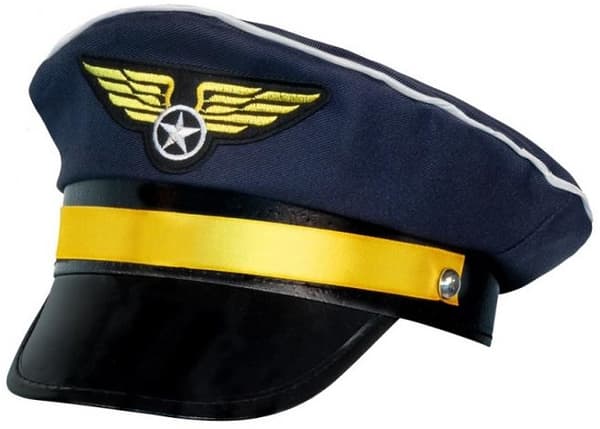 PILOT Cap Flykaptajn Lufthavn Karneval