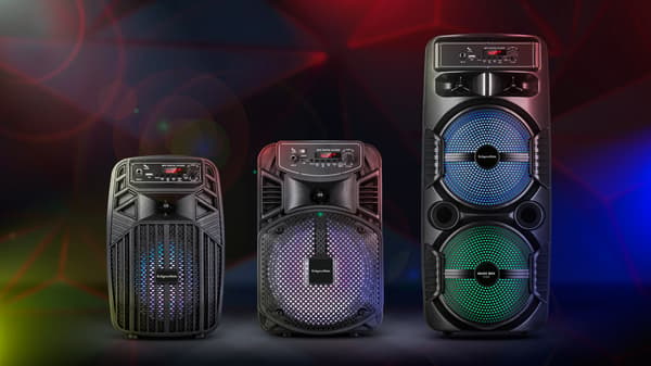 Kruger og Matz Bluetooth LED USB AUX højtaler 10W