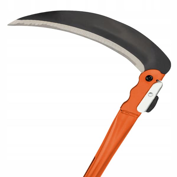 Foldbar håndseglkniv med le, metal, 49 cm