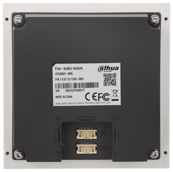 Dahua VTO4202F-MB5 tangentbordsmodul för VTO4202F-P-modul