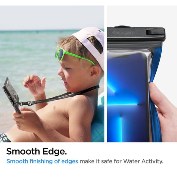 SPIGEN A601 UNIVERSAL VANDTÆT ETUI SORT