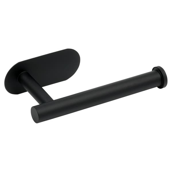toiletpapirholder i sort stål