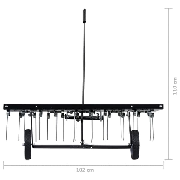 vidaXL Vertikalskärare för åkgräsklippare, 100 cm